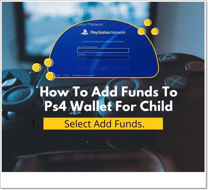 how to add funds to ps4 wallet for child