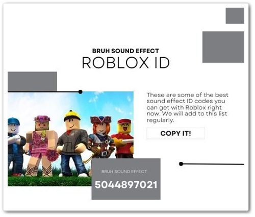 bruh sound effect roblox id