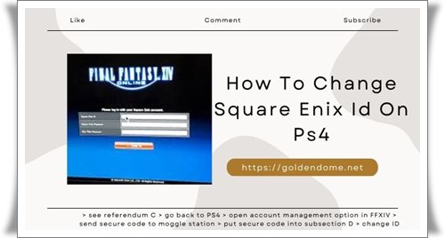 How To Change Square Enix Id On Ps4