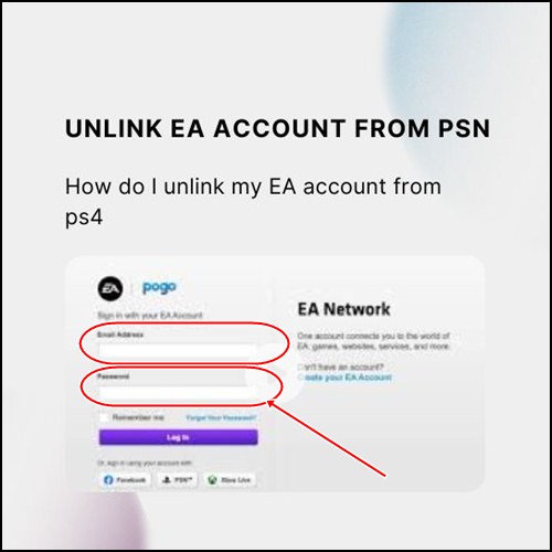 unlink ea account from psn