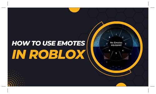 how to use emotes in roblox